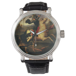 Reloj De Pulsera San Jorge luchando contra el dragón por Rafael San