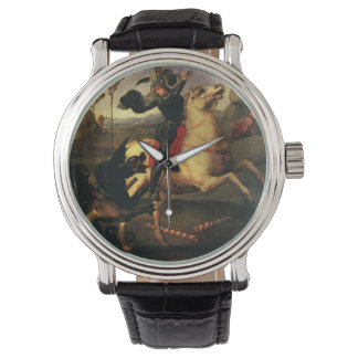 Reloj De Pulsera San Jorge luchando contra el dragón por Rafael San