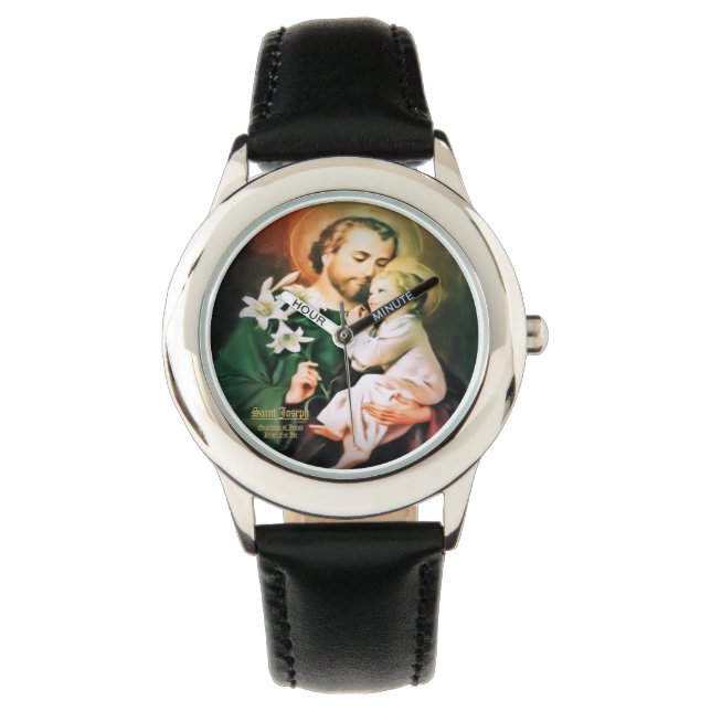 Reloj De Pulsera San José, Guardián de Jesús (Anverso)