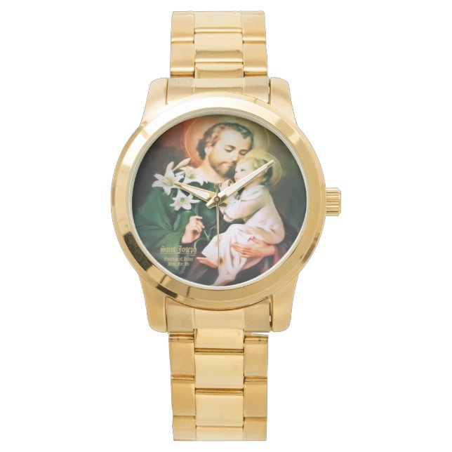 Reloj De Pulsera San José, Guardián de Jesús (Anverso)