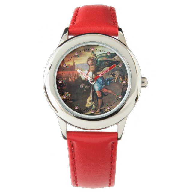 Reloj De Pulsera San Miguel y el dragón (Anverso)