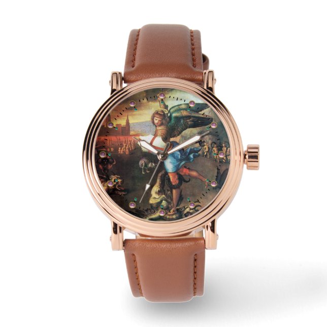 Reloj De Pulsera San Miguel y el dragón (Anverso)