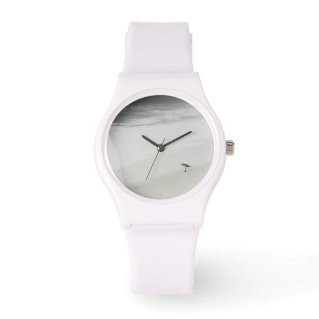 Reloj De Pulsera Sandpiper costero en la playa (Anverso)