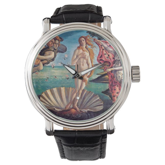 Reloj De Pulsera Sandro Botticelli - Nacimiento de Venus - Bella Ar (Anverso)