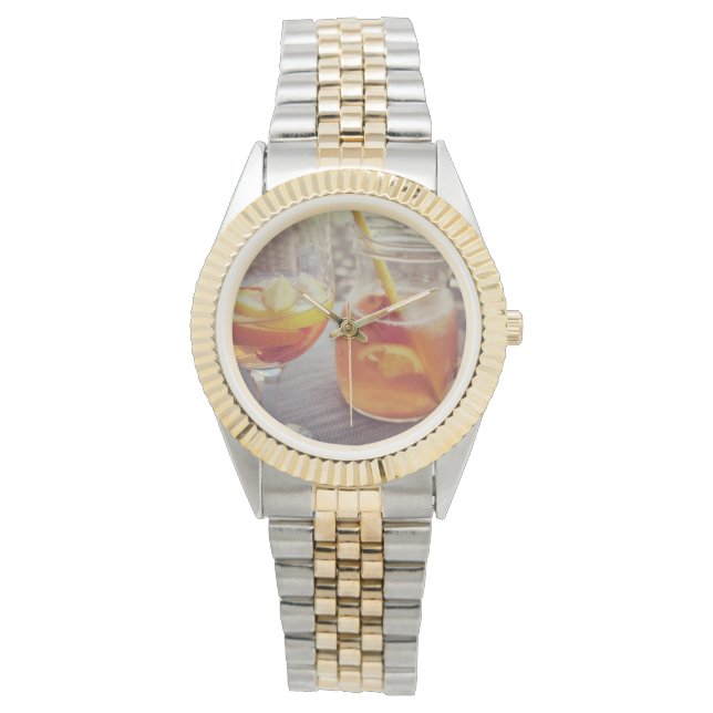 Reloj De Pulsera Sangría y Sol (Anverso)