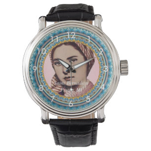 Reloj De Pulsera Santa Bernadette Protéjame