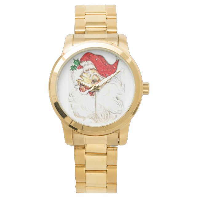 Reloj De Pulsera Santa Claus (Anverso)