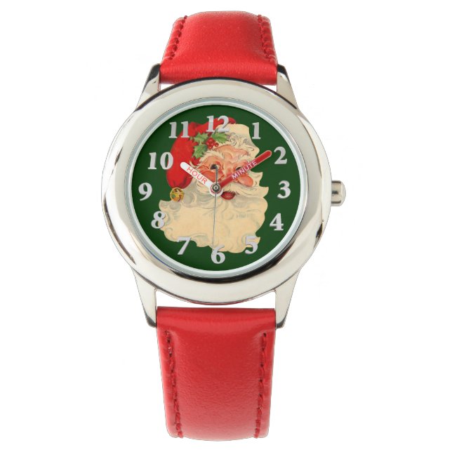 Reloj De Pulsera Santa Claus (Anverso)