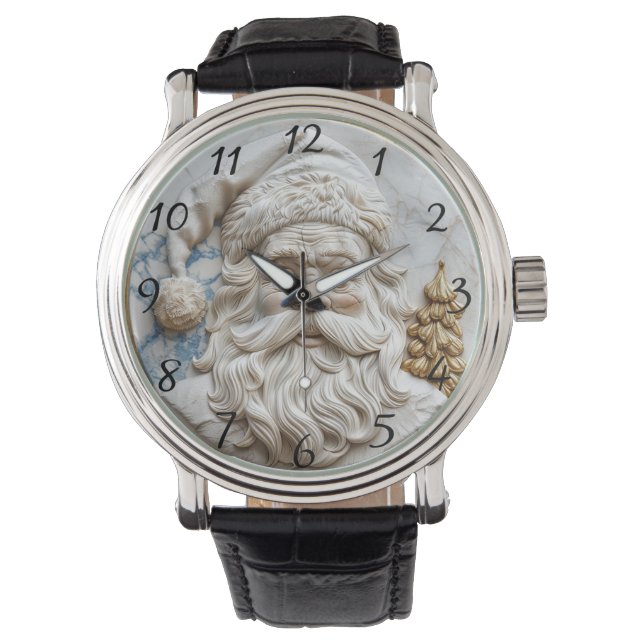 Reloj De Pulsera Santa Claus Holiday Delight (Anverso)