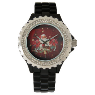 Reloj De Pulsera Santa Claus le desea una feliz navidad