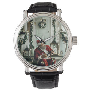 Reloj De Pulsera Santa Claus reproduciendo música