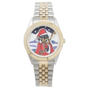 RELOJ DE PULSERA SANTA DACHSHUND 