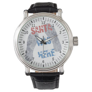 Reloj De Pulsera Santa estaba aquí
