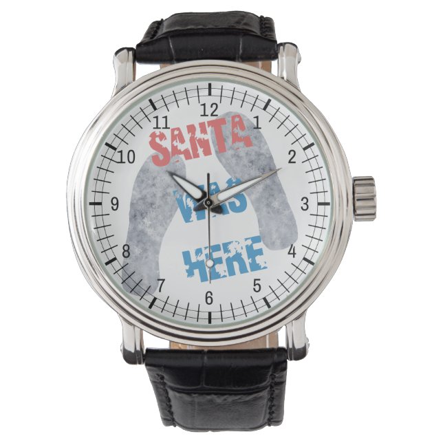 Reloj De Pulsera Santa estaba aquí (Anverso)