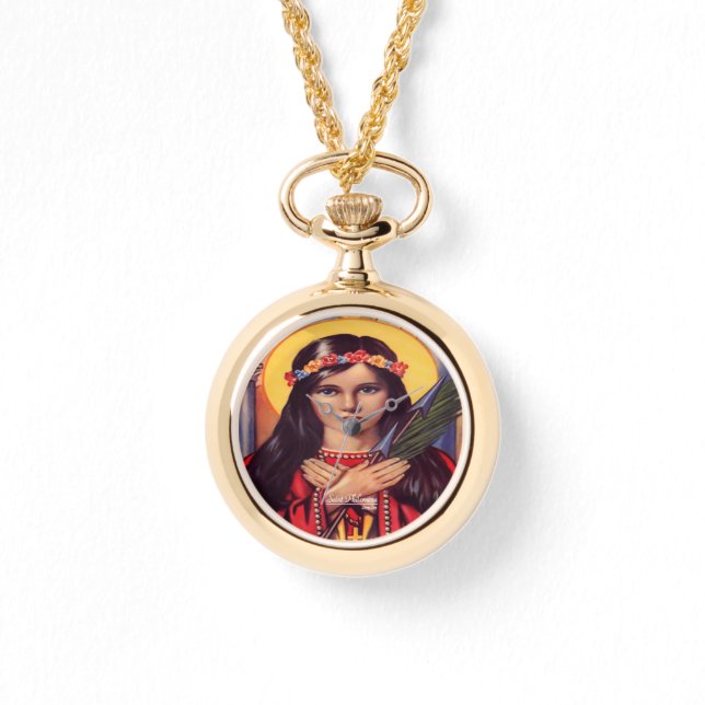Reloj De Pulsera Santa Filomenia (Anverso)