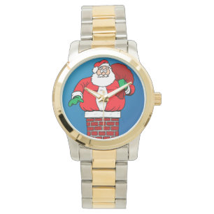 Reloj De Pulsera Santa pegado (personalizar él!)