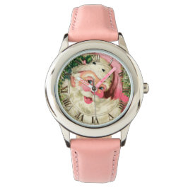 Reloj De Pulsera Santa Rosa Vintage Para Navidades