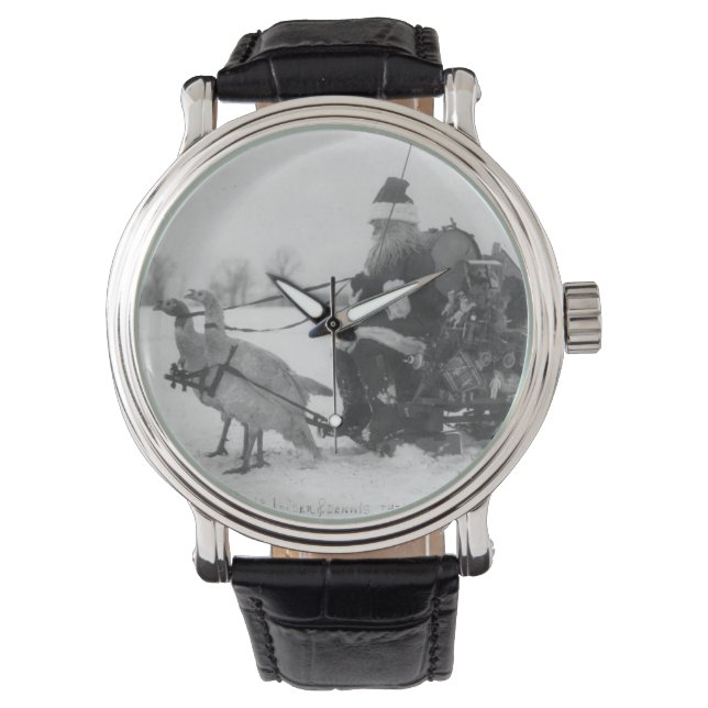 Reloj De Pulsera Santa y sus renos turcos (Anverso)