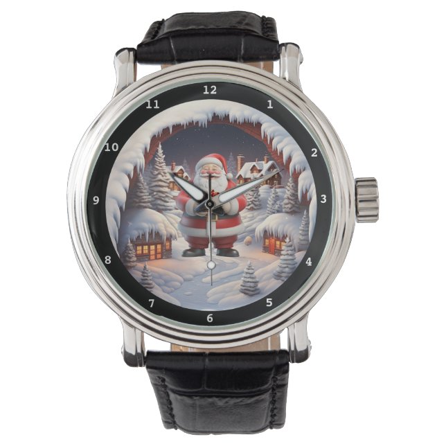 Reloj De Pulsera Santa's Christmas Bell Winte (Anverso)