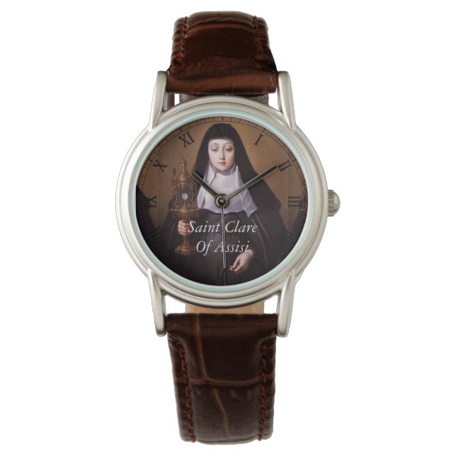 Reloj De Pulsera santo clare de assasi watch (Anverso)