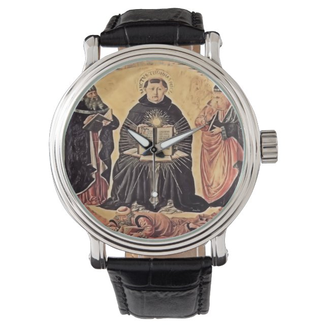 Reloj De Pulsera Santo Tomás de Aquinas (Anverso)