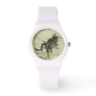 Reloj De Pulsera Sapo Swinning en el agua