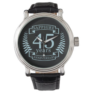 Reloj De Pulsera Sapphire 45º aniversario del boda tradicional