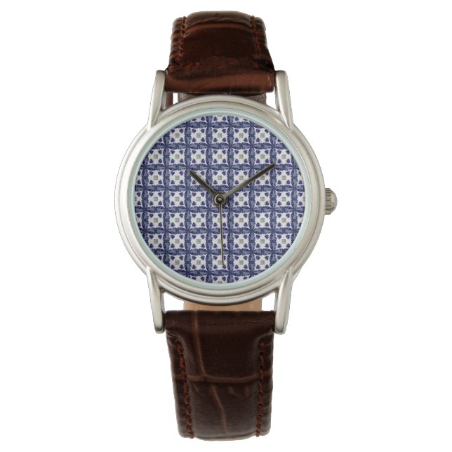 Reloj De Pulsera Sapphire Diamond Art, Azul (Anverso)