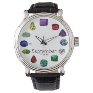 Reloj De Pulsera Sapphire, September Birthstone