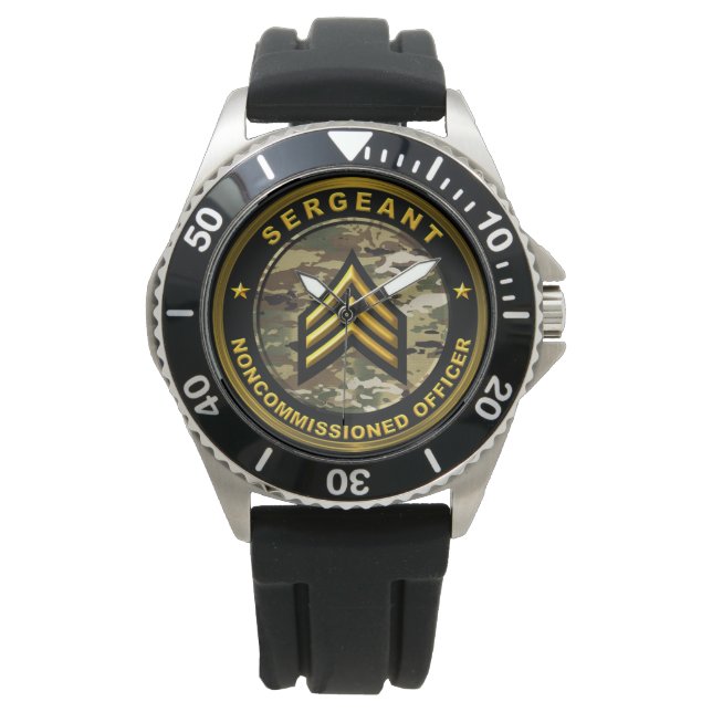 Reloj De Pulsera Sargento del Ejército (Anverso)