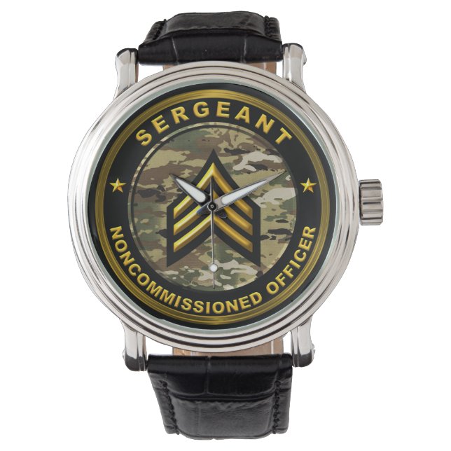 Reloj De Pulsera Sargento del Ejército (Anverso)