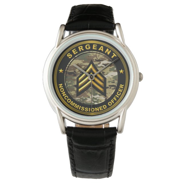 Reloj De Pulsera Sargento SGT NCO (Anverso)