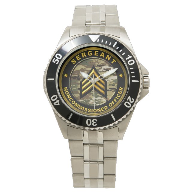 Reloj De Pulsera Sargento suboficial NCO  (Anverso)