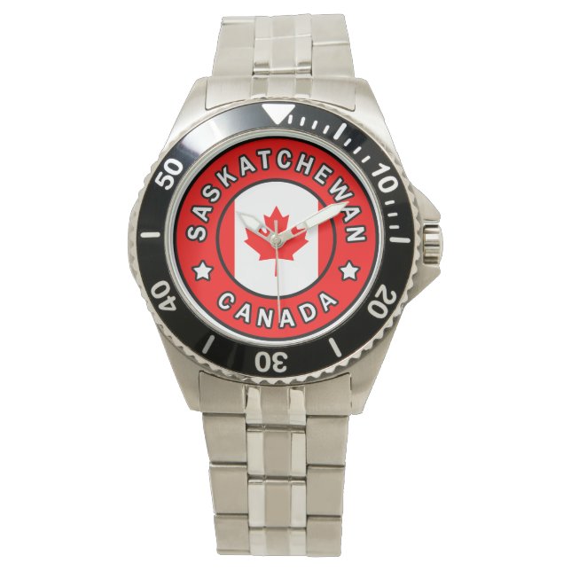 Reloj De Pulsera Saskatchewan Canada (Anverso)