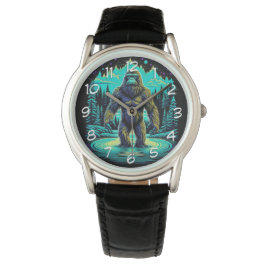 Reloj De Pulsera Sasquatch en el Woods Ai Art
