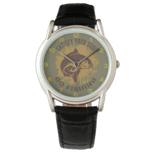 Reloj De Pulsera Satisfacer tu alma   Pescado de carpa