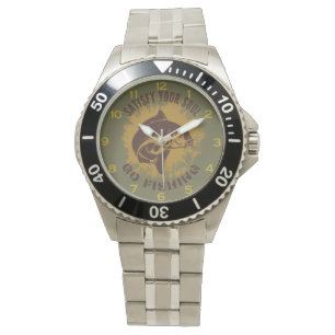 Reloj De Pulsera Satisfacer tu alma   Pescado de carpa