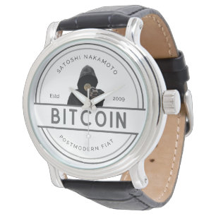 Reloj De Pulsera Satoshi Nakamoto Bitcoin Postmoderna Fiat
