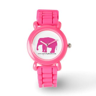 Reloj De Pulsera Save-Elephants.com Chicas: vigilancia del elefante