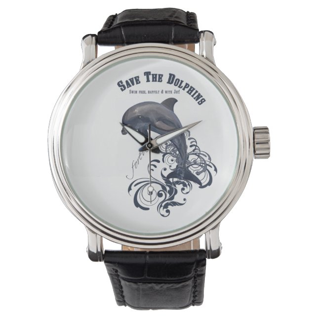 Reloj De Pulsera SaveTheDolphins - Control de escritura (Anverso)