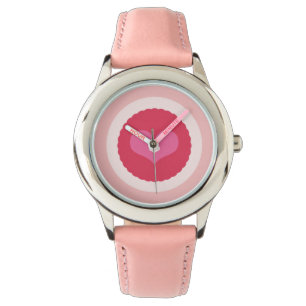 Reloj De Pulsera Scalloped Girly Love Sweet Heart Girly Valentine
