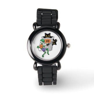 Reloj De Pulsera Scaredy Cat Halloween