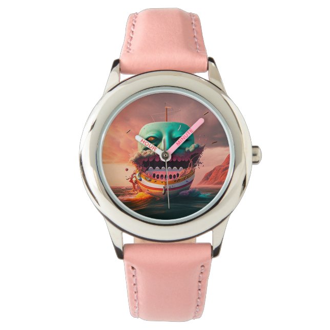 Reloj De Pulsera Scary boat (Anverso)