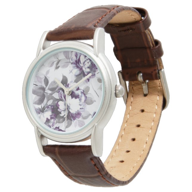 Reloj De Pulsera Scent of Plum Rosas (Angular)