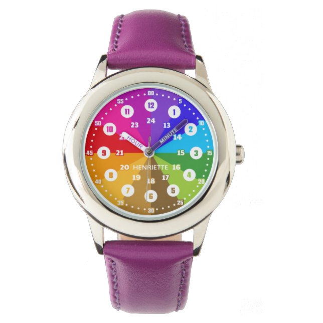 Reloj De Pulsera Schulanfangsgeschenk Lernuhr Kinder-Armbanduhr (Anverso)