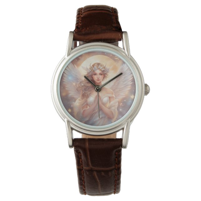 Reloj De Pulsera Schutzengel,  wasserfarben pastell Gemälde (Anverso)