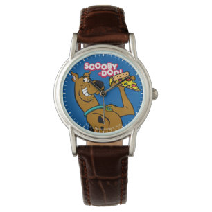 Reloj De Pulsera Scooby-Doo Con Pizza Slice