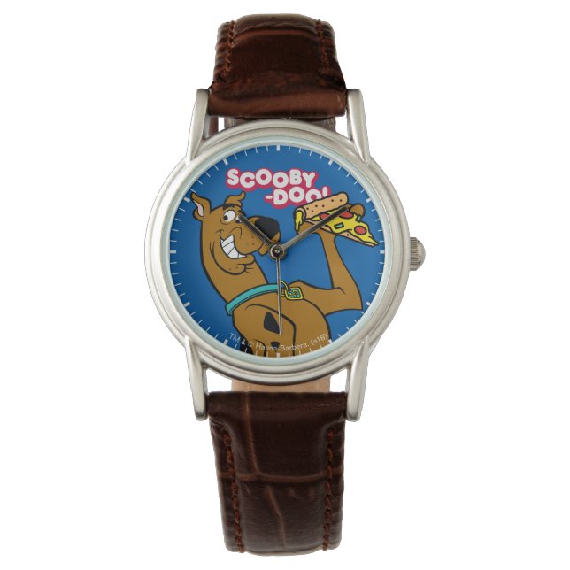 Reloj De Pulsera Scooby-Doo Con Pizza Slice (Anverso)