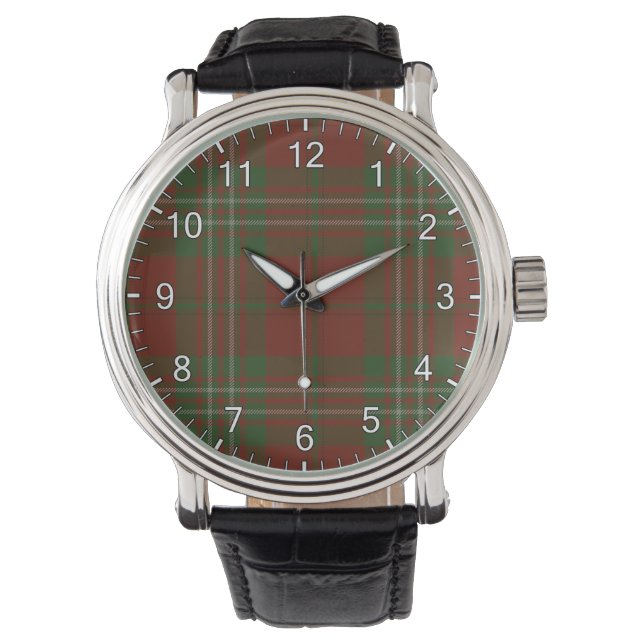 Reloj De Pulsera Scott Clan Tartan (Anverso)