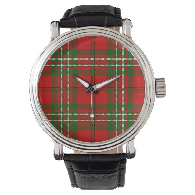 Reloj De Pulsera Scott tartan red green plon (Anverso)